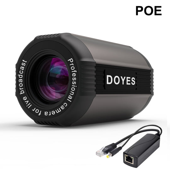 Doyes live streaming 10x zoom camera with POE